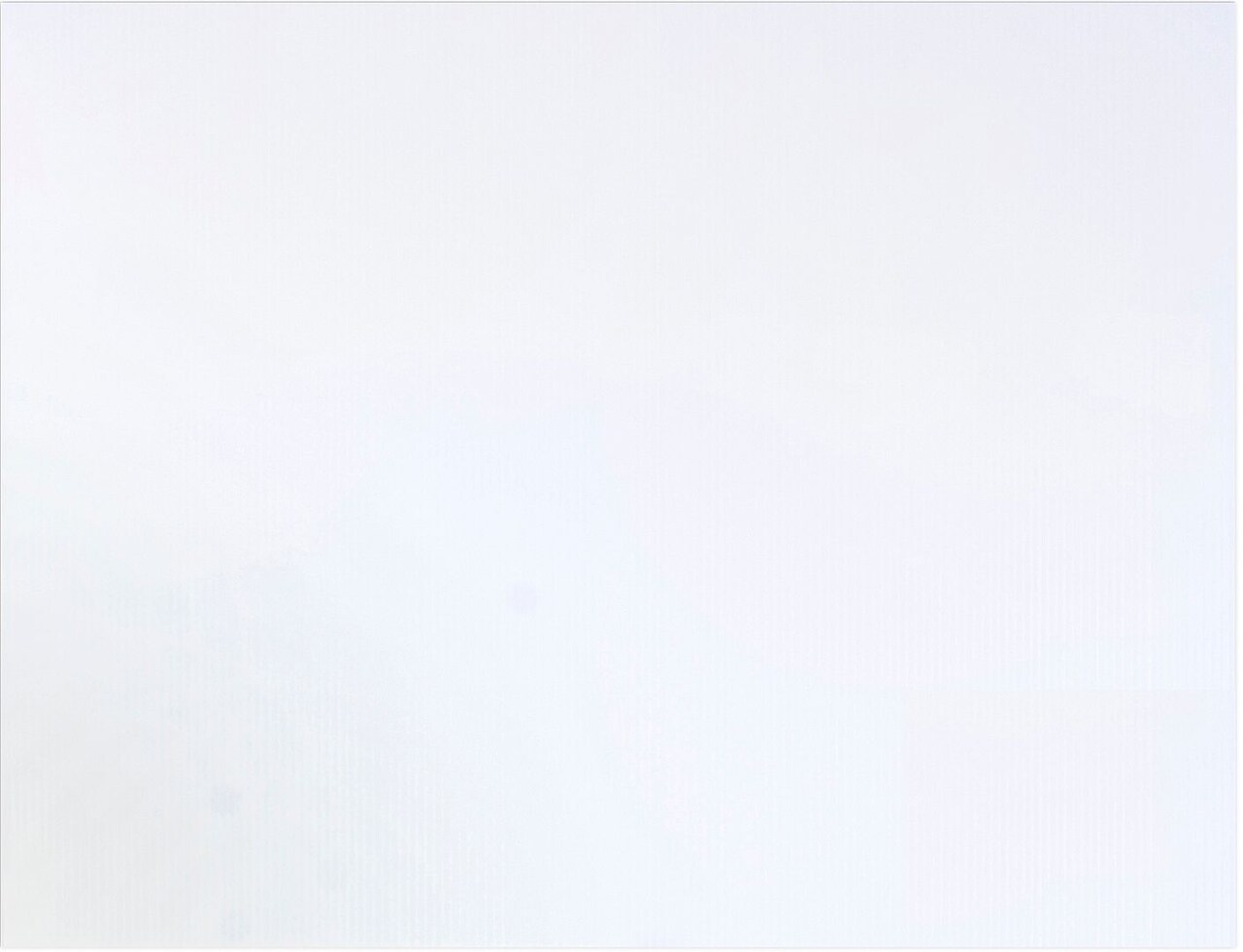 COSCO Sign and Stake Kit, Blank White Durable Plastic Corrugate with H-Stake, 15" x 19", 3-Pack